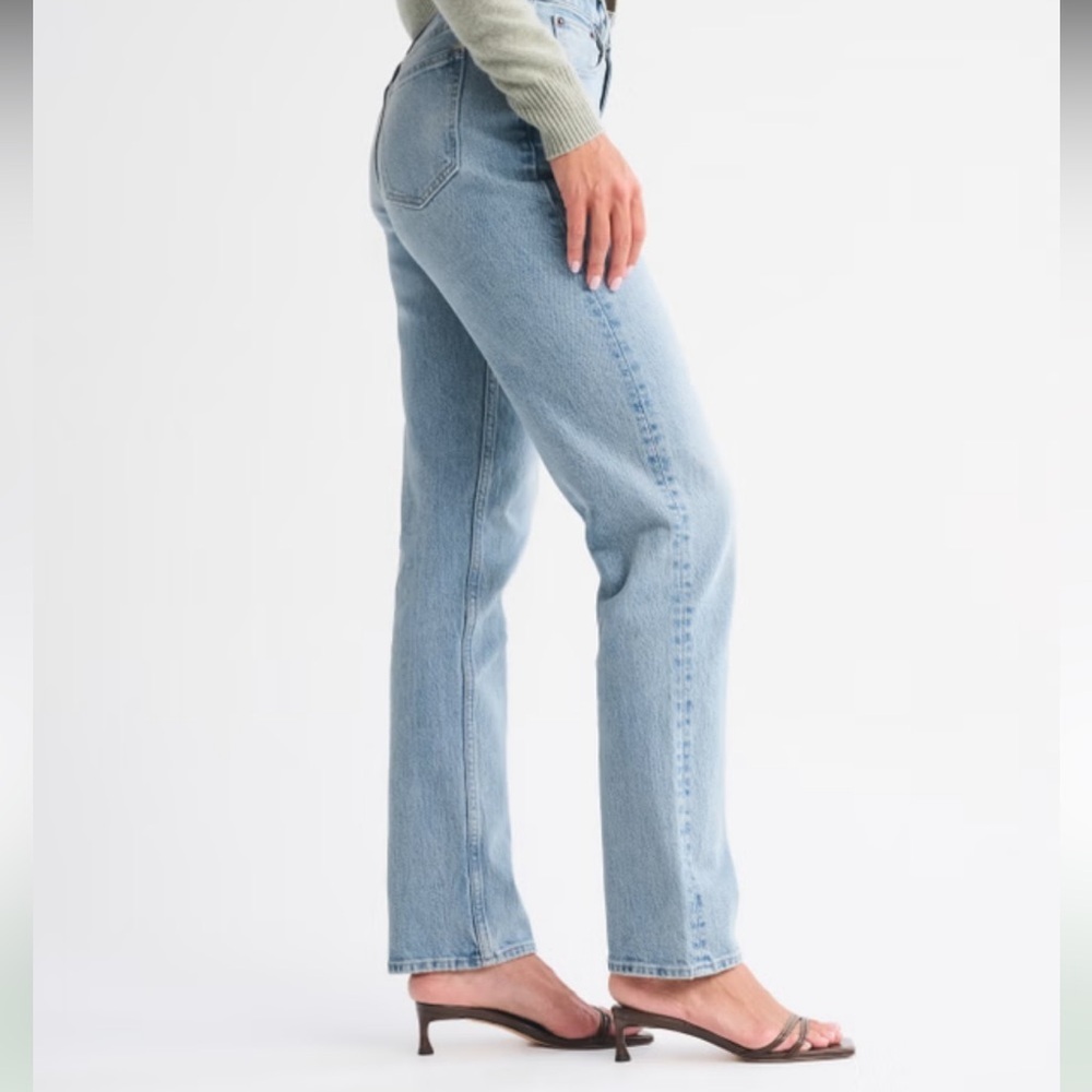 Abercrombie 90s straight ultra high rise jeans - Picture 4 of 10